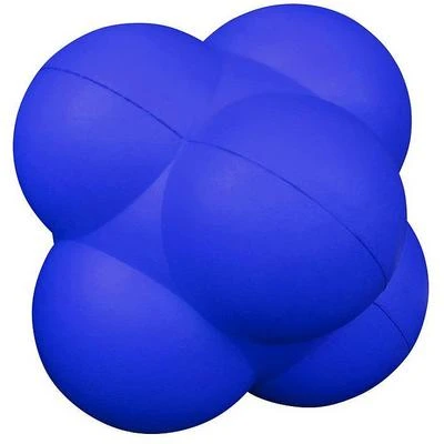 Reydon Sports Coated Foam 22cm Reaction Ball - Blue 1 Reydon Sports Coated Foam 22cm Reaction Ball - Blue